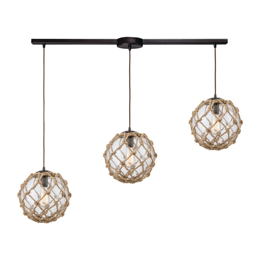 ELK Home - 10715/3L - Three Light Pendant - Coastal Inlet - Oil Rubbed Bronze