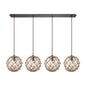 ELK Home - 10715/4LP - Four Light Pendant - Coastal Inlet - Oil Rubbed Bronze