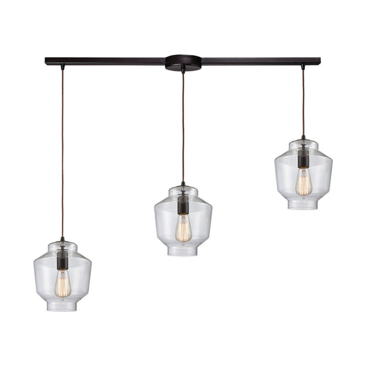 ELK Home - 10905/3L - Three Light Pendant - Barrel - Oil Rubbed Bronze