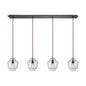 ELK Home - 10905/4LP - Four Light Pendant - Barrel - Oil Rubbed Bronze