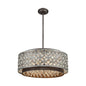 ELK Home - 12164/6 - Six Light Chandelier - Rosslyn - Weathered Zinc