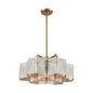 ELK Home - 21113/7 - Seven Light Chandelier - Compartir - Satin Brass
