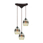 ELK Home - 25122/3 - Three Light Pendant - Whisp - Oil Rubbed Bronze