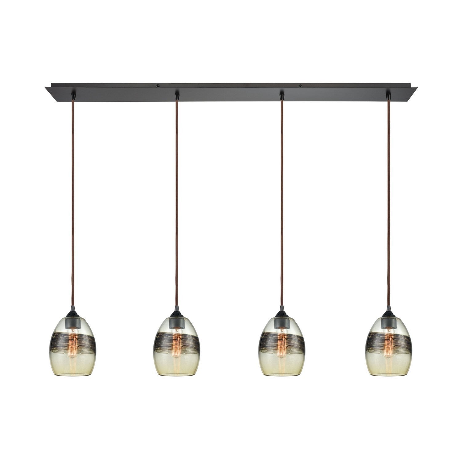 ELK Home - 25122/4LP - Four Light Pendant - Whisp - Oil Rubbed Bronze