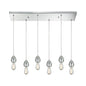 ELK Home - 32221/6RC - Six Light Pendant - Socketholder - Polished Chrome