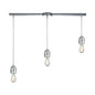 ELK Home - 33220/3L - Three Light Pendant - Socketholder - Polished Chrome
