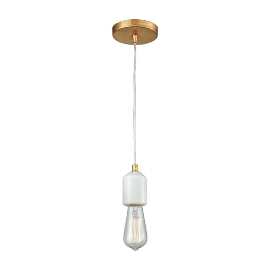 ELK Home - 33230/1 - One Light Mini Pendant - Socketholder - Antique Gold Leaf