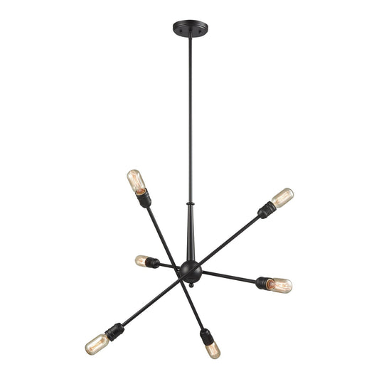 ELK Home - 46227/6 - Six Light Chandelier - Delphine - Oil Rubbed Bronze