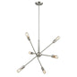 ELK Home - 46260/6 - Six Light Chandelier - Delphine - Satin Nickel