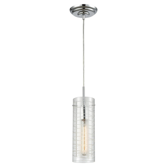 ELK Home - 56595/1 - One Light Mini Pendant - Swirl - Polished Chrome