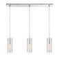 ELK Home - 56595/3LP - Three Light Pendant - Swirl - Polished Chrome