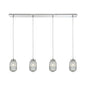 ELK Home - 56662/4LP - Four Light Pendant - Dubois - Polished Chrome