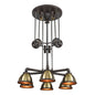 ELK Home - 65154/6 - Six Light Chandelier - Torque - Vintage Rust