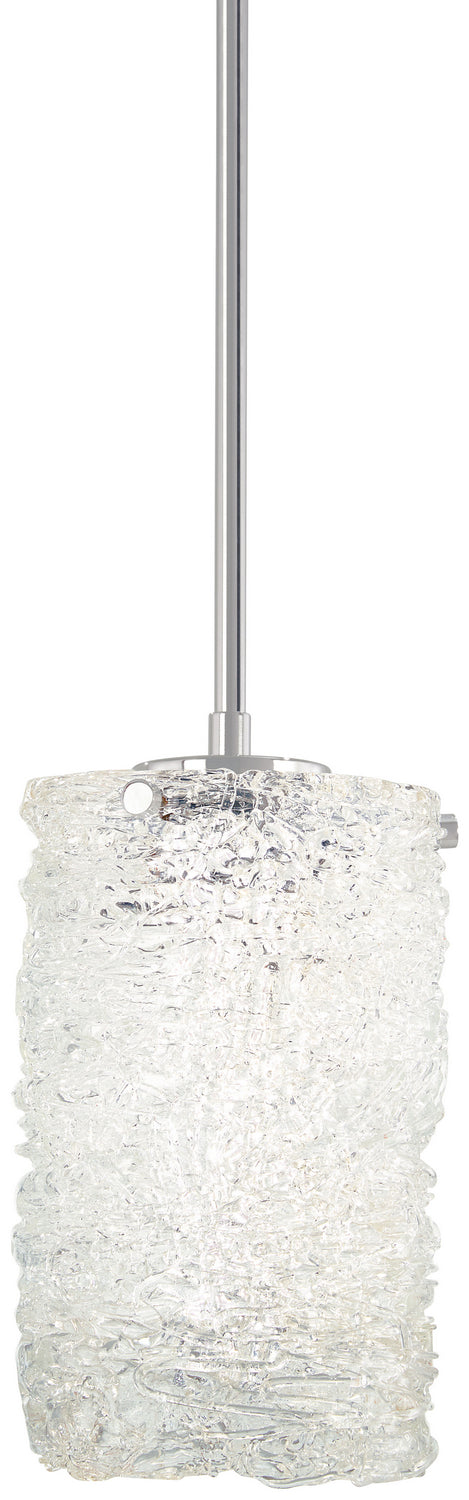 George Kovacs - P1380-077-L - LED Mini Pendant - Forest Ice - Chrome