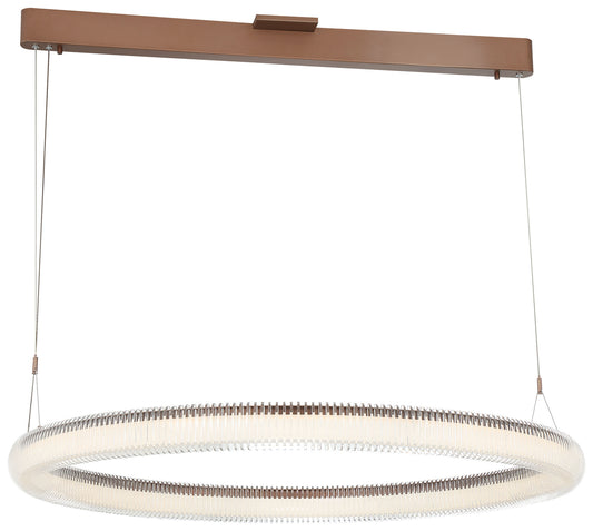 George Kovacs - P8173-670-L - LED Pendant - Roulette - Satin Bronze