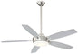 Minka Aire - F690L-BN/SL - 52"Ceiling Fan - Espace - Brushed Nickel W/ Silver