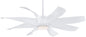 Minka Aire - F788L-WH - 60"Ceiling Fan - Dream Star - White