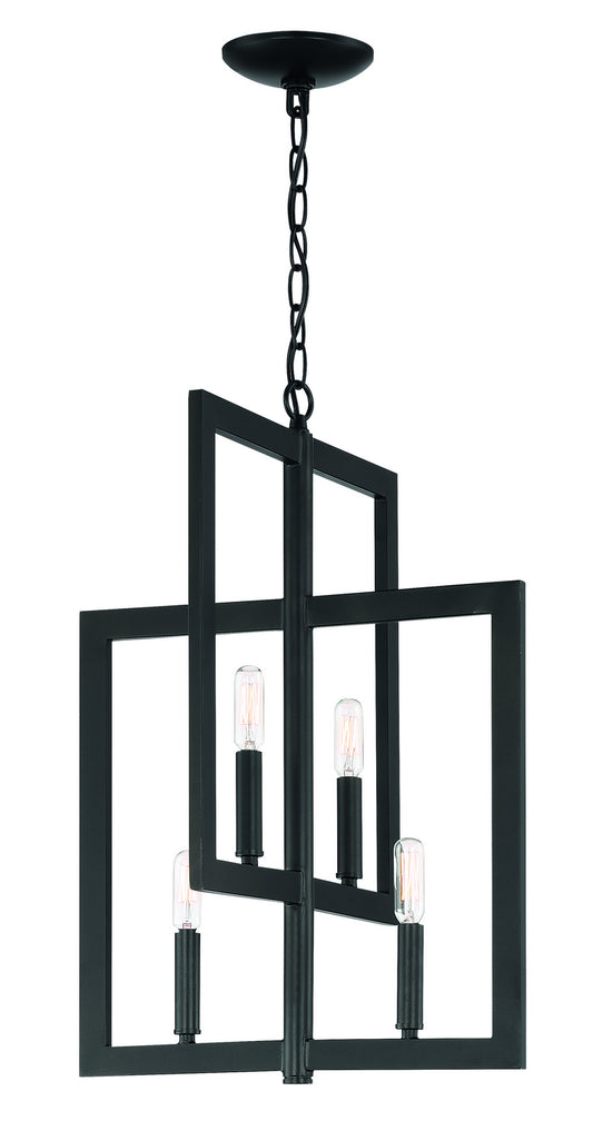 Craftmade - 44934-ESP - Four Light Foyer Pendant - Portrait - Espresso