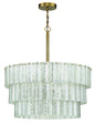 Craftmade - 48696-SB - Nine Light Pendant - Museo - Satin Brass