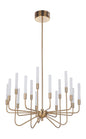 Craftmade - 49615-SB-LED - LED Chandelier - Valdi - Satin Brass