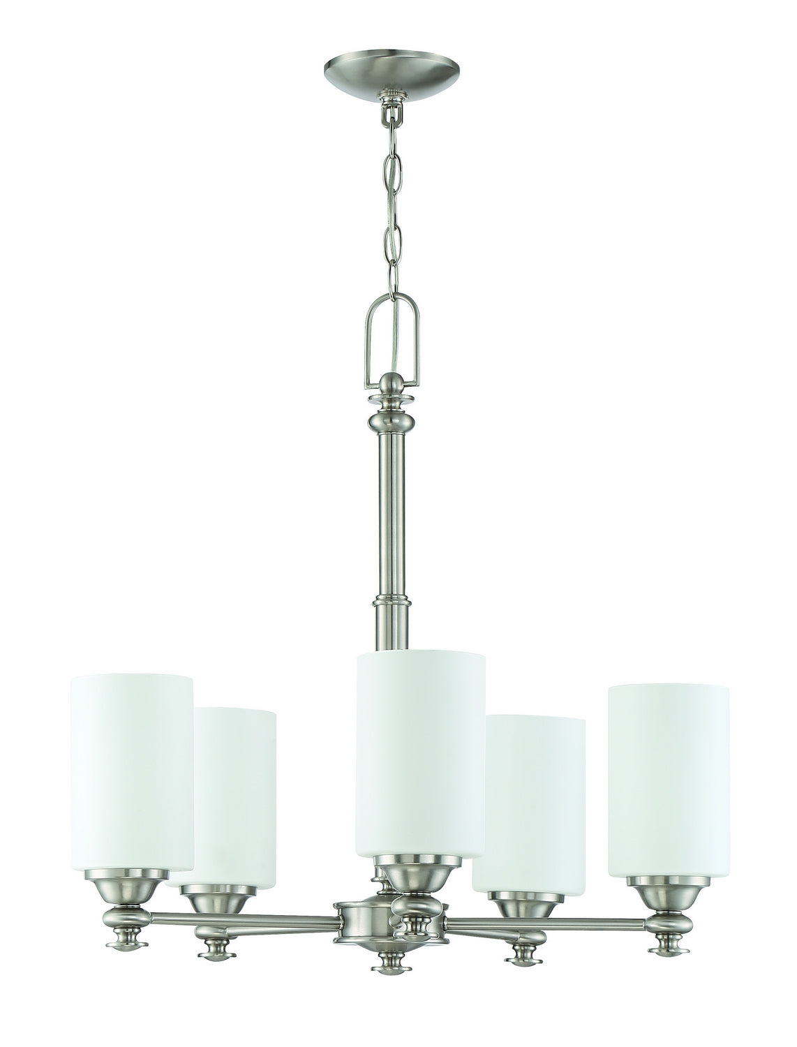 Craftmade - 49825-BNK - Five Light Chandelier - Dardyn - Brushed Polished Nickel