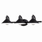 Vaxcel - W0285 - Three Light Vanity - Akron - Oil Rubbed Bronze and Matte White