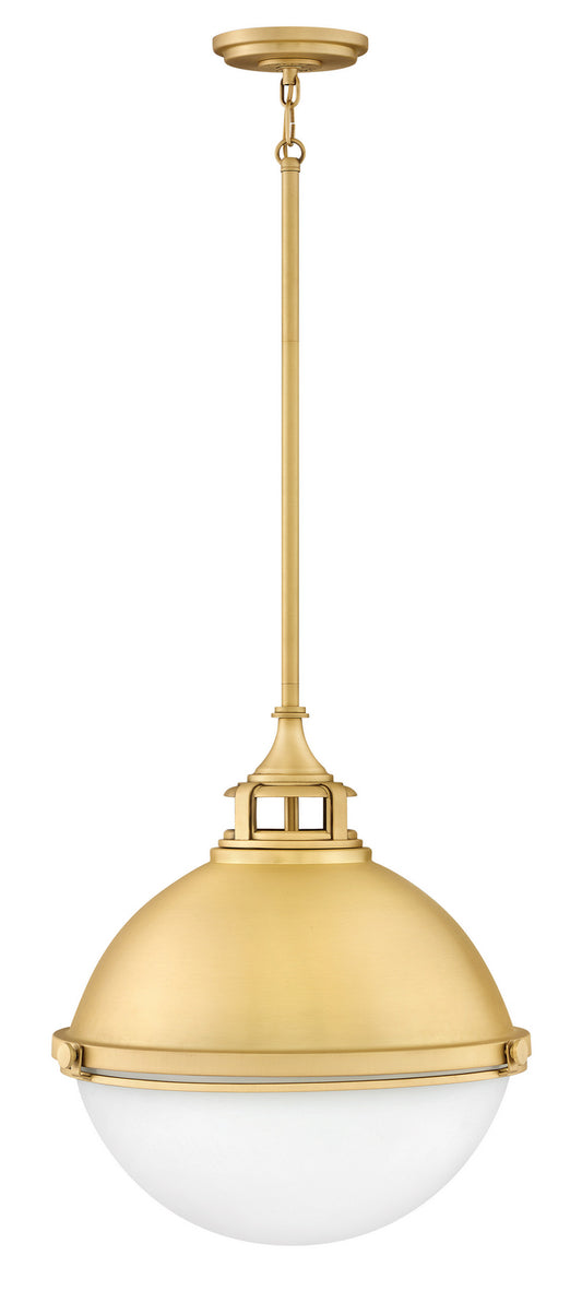 Hinkley - 4835SA - LED Pendant - Fletcher - Satin Brass