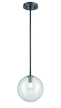 DVI Lighting - DVP27010GR-CL - One Light Pendant - Courcelette - Graphite With Clear Glass