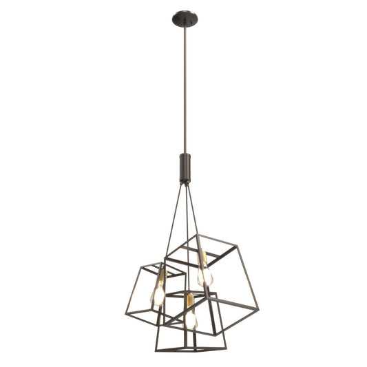 DVI Lighting - DVP29023MF+EB - Three Light Pendant - Cape Breton - Multiple Finishes And Ebony