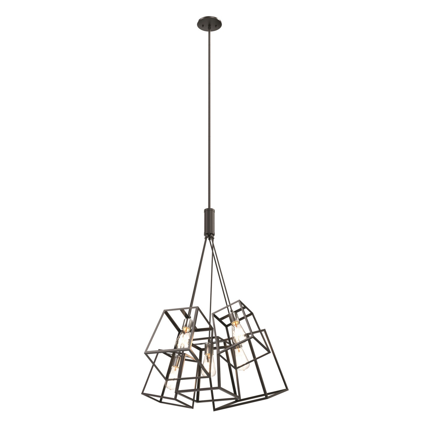 DVI Lighting - DVP29025MF+EB - Five Light Pendant - Cape Breton - Multiple Finishes And Ebony