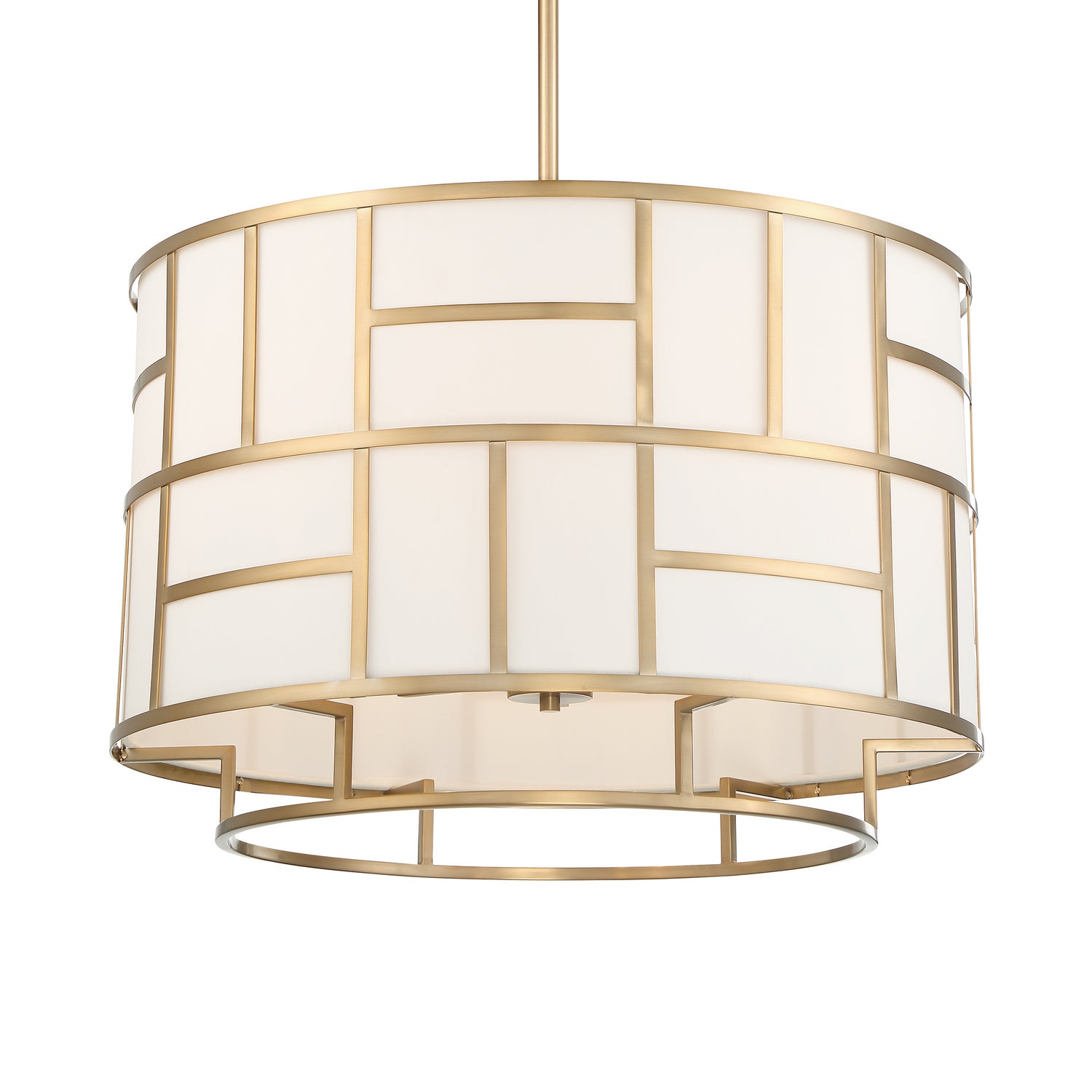 Crystorama - DAN-406-VG - Six Light Chandelier - Danielson - Vibrant Gold