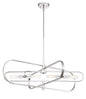 Designers Fountain - 93138-PN - Four Light Island Pendant - Kenzo - Polished Nickel