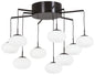 George Kovacs - P8236-671-L - LED Chandelier - George'S Web - Bronze W/Gold Dust