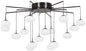 George Kovacs - P8239-671-L - LED Chandelier(Convertible To Semi Flush) - George'S Web - Bronze W/Gold Dust