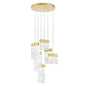 CWI Lighting - 1090P16-6-620 - LED Chandelier - Carolina - Gold Leaf