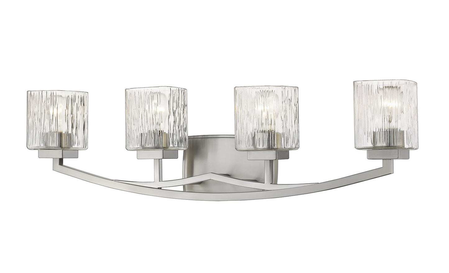 Z-Lite - 1929-4V-BN - Four Light Vanity - Zaid - Brushed Nickel