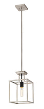 Z-Lite - 456MP-BN-BK - One Light Pendant - Quadra - Brushed Nickel / Black