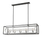 Z-Lite - 457-10L-CH-MB - Ten Light Linear Chandelier - Euclid - Chrome / Matte Black