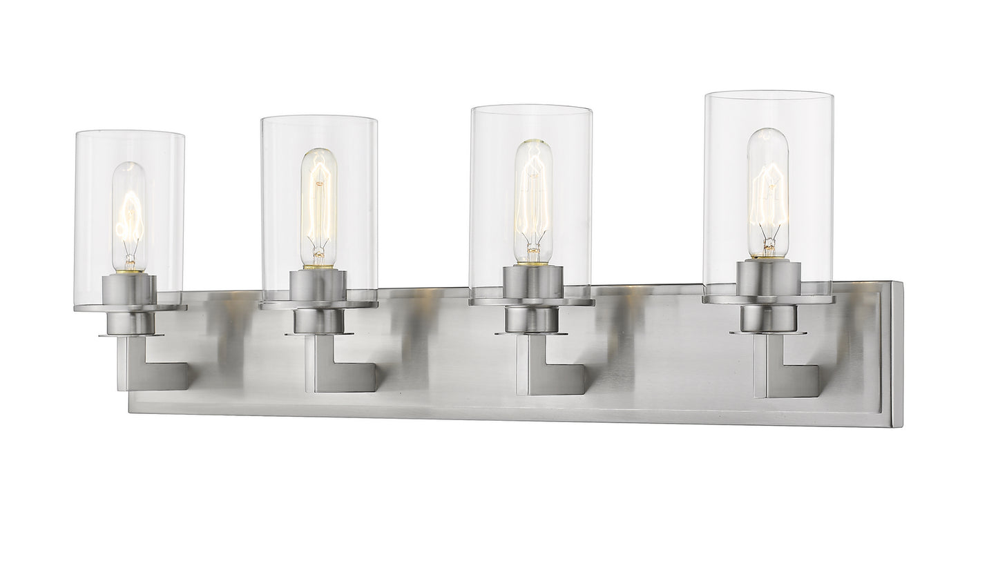 Z-Lite - 462-4V-BN - Four Light Vanity - Savannah - Brushed Nickel