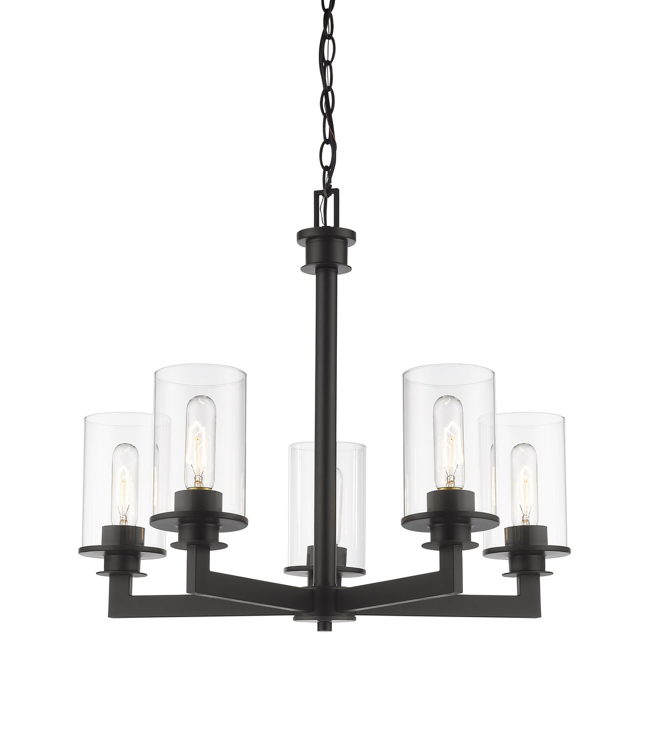 Z-Lite - 462-5BRZ - Five Light Chandelier - Savannah - Bronze