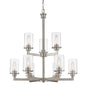 Z-Lite - 462-9BN - Nine Light Chandelier - Savannah - Brushed Nickel