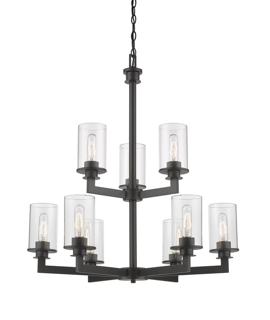 Z-Lite - 462-9BRZ - Nine Light Chandelier - Savannah - Bronze