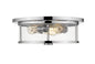 Z-Lite - 462F16-CH - Three Light Flush Mount - Savannah - Chrome