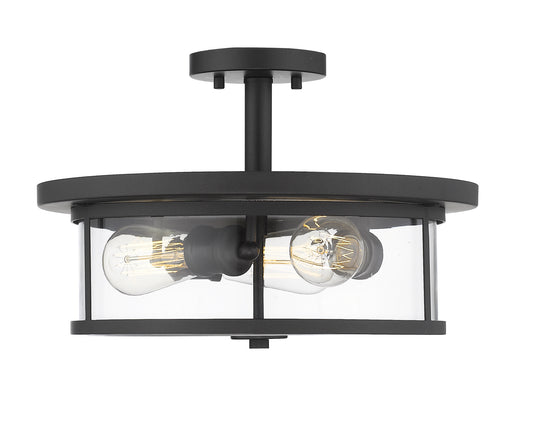 Z-Lite - 462SF16-BRZ - Three Light Semi Flush Mount - Savannah - Bronze