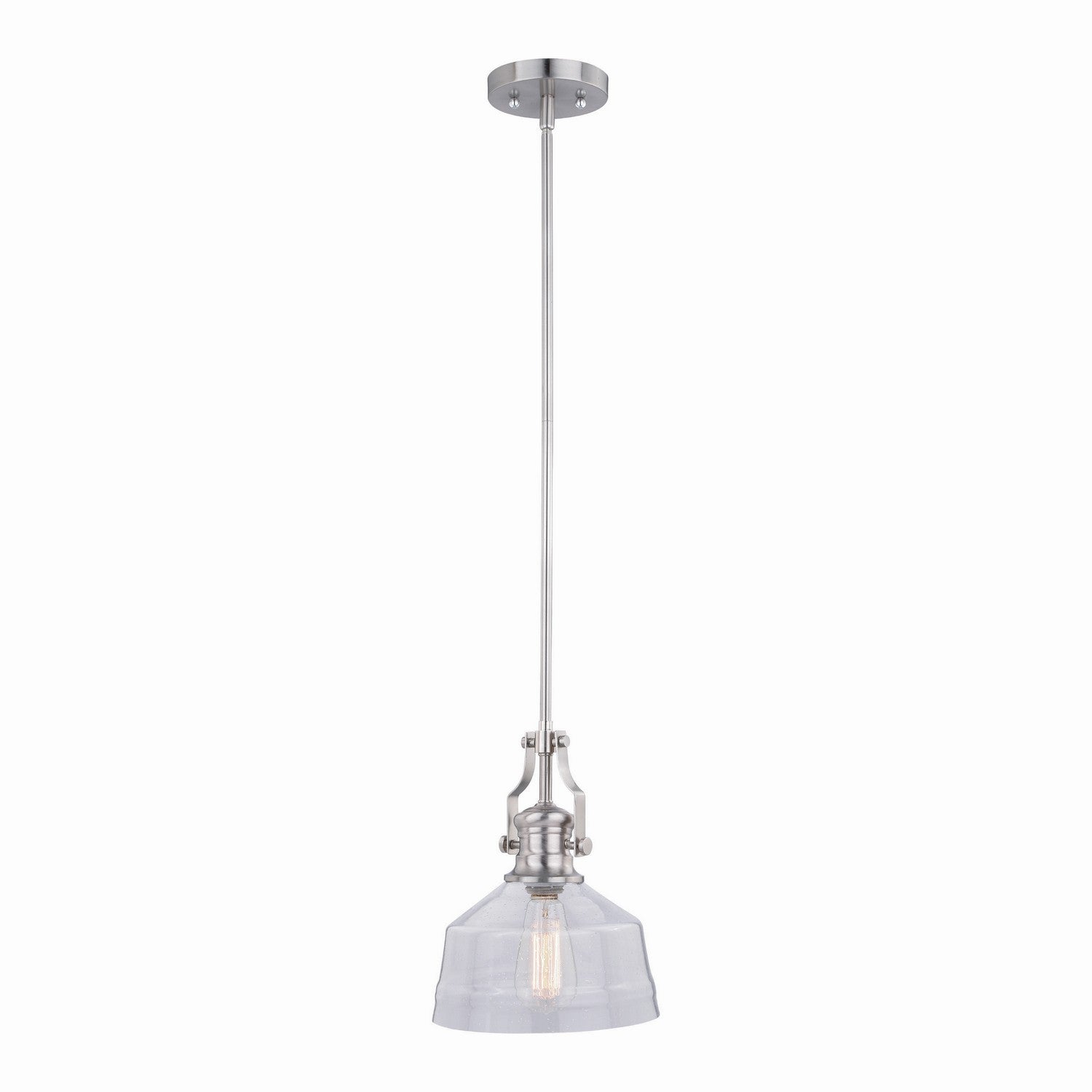 Vaxcel - P0272 - One Light Mini Pendant - Beloit - Satin Nickel