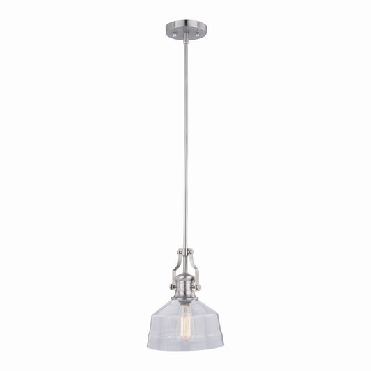 Vaxcel - P0272 - One Light Mini Pendant - Beloit - Satin Nickel