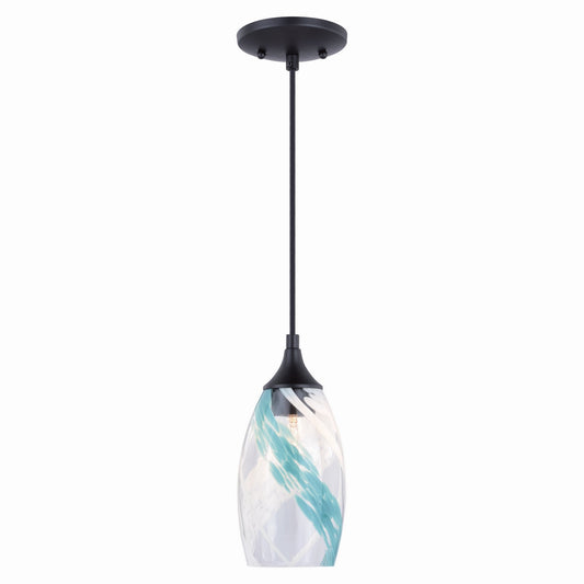 Vaxcel - P0279 - One Light Mini Pendant - Milano - Oil Rubbed Bronze