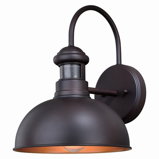 Vaxcel - T0385 - One Light Motion Sensor Outdoor Wall Light - Franklin - Oil Burnished Bronze and Light Gold