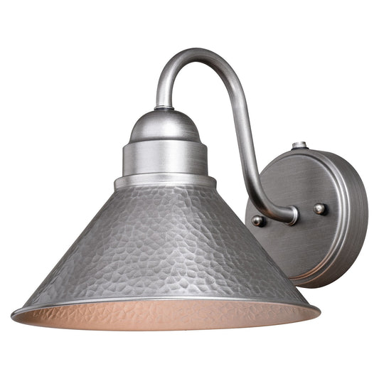 Vaxcel - T0490 - One Light Outdoor Wall Mount - Outland - Brushed Pewter