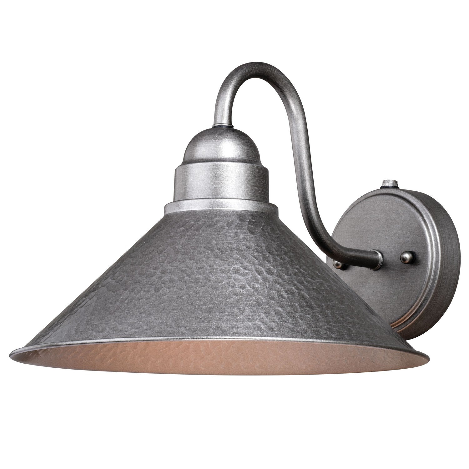 Vaxcel - T0494 - One Light Outdoor Wall Mount - Outland - Brushed Pewter